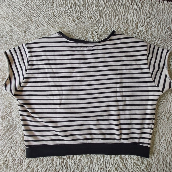 William Rast striped short sleeve shirt- size large - Picture 6 of 6